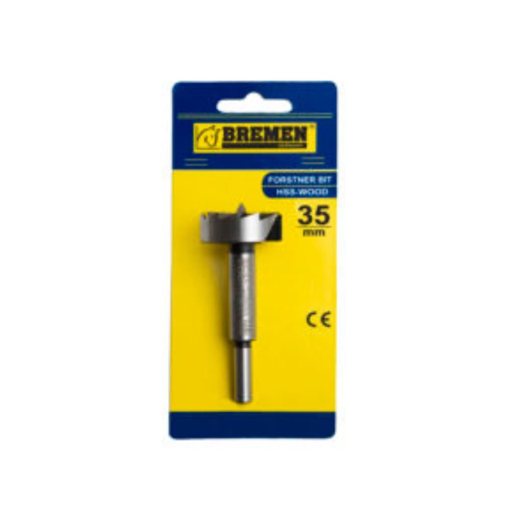 Broca Tipo Forstner HSS - Madera  35mm Bremen - Gris